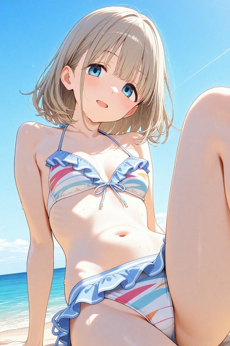 Hình ảnh anime bikini có diện mạo duyên dáng