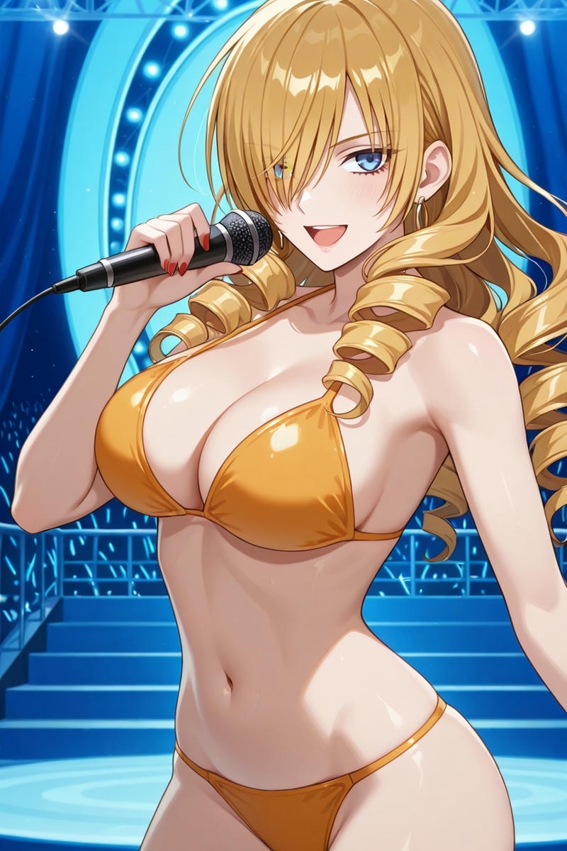 Hình ảnh anime mặc bikini đầy nét quyến rũ
