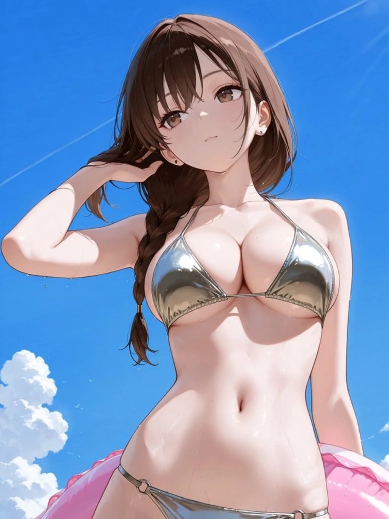 Anime gái xinh đeo kính cận.