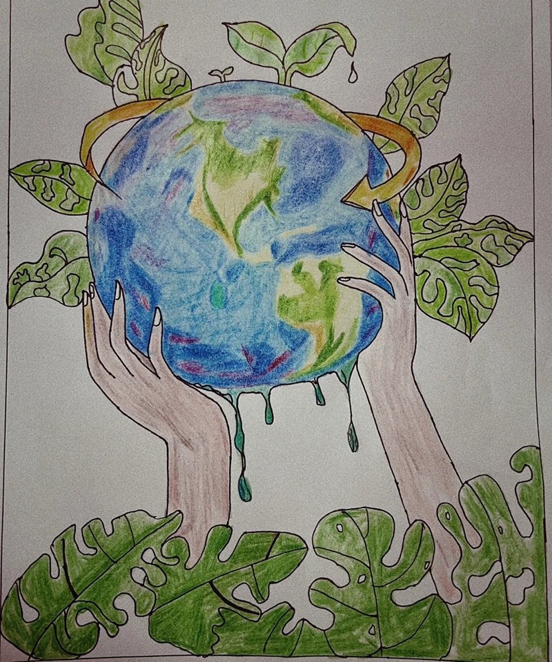 bức tranh vẽ tranh bảo vệ môi trường đẹp nhất