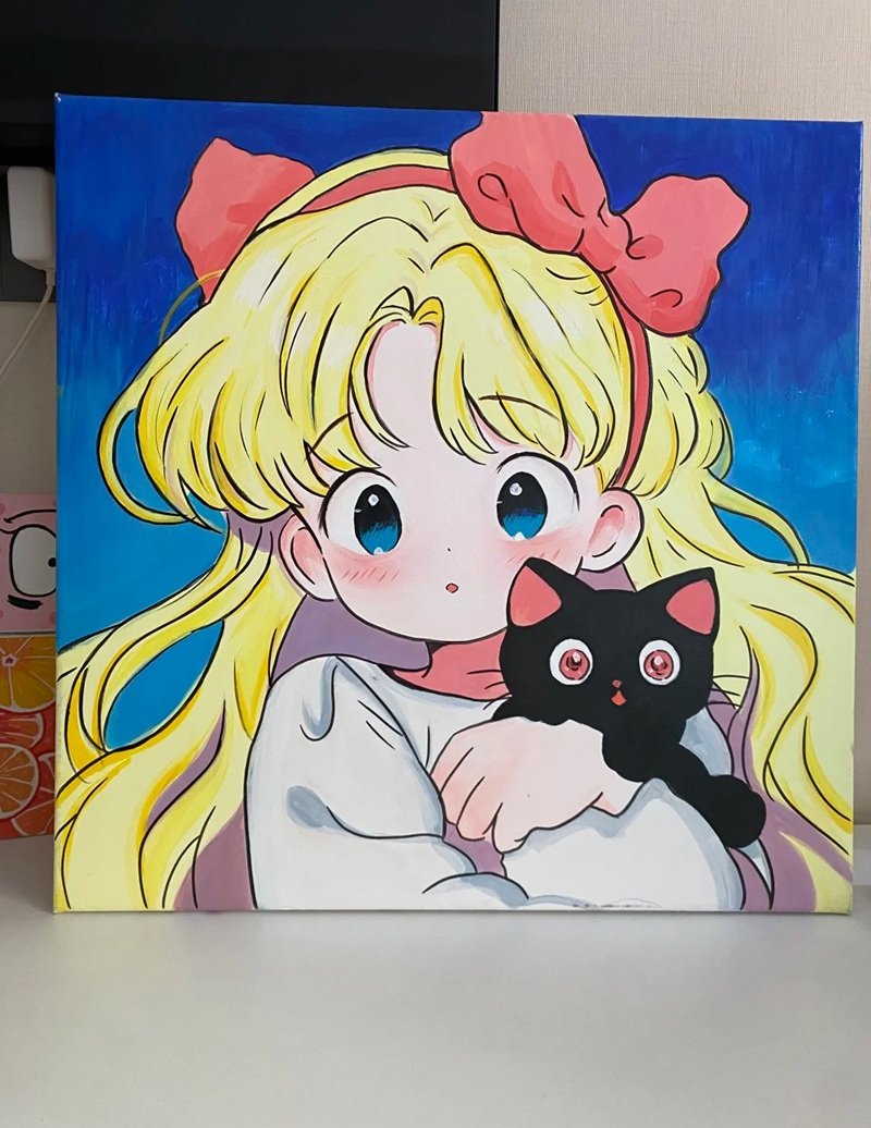 hình vẽ anime đơn giản 14