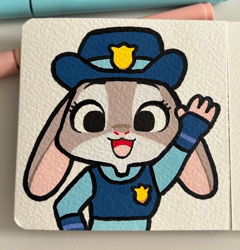 hình vẽ anime đơn giản 22