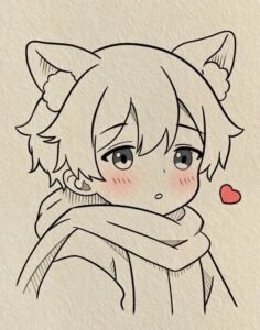 116+ Hình vẽ anime đơn giản siêu dễ thương