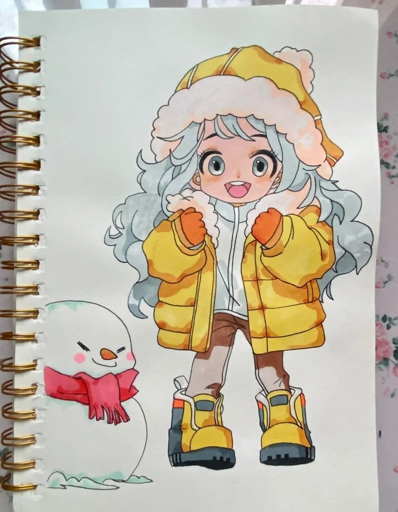 hình vẽ anime đơn giản 26