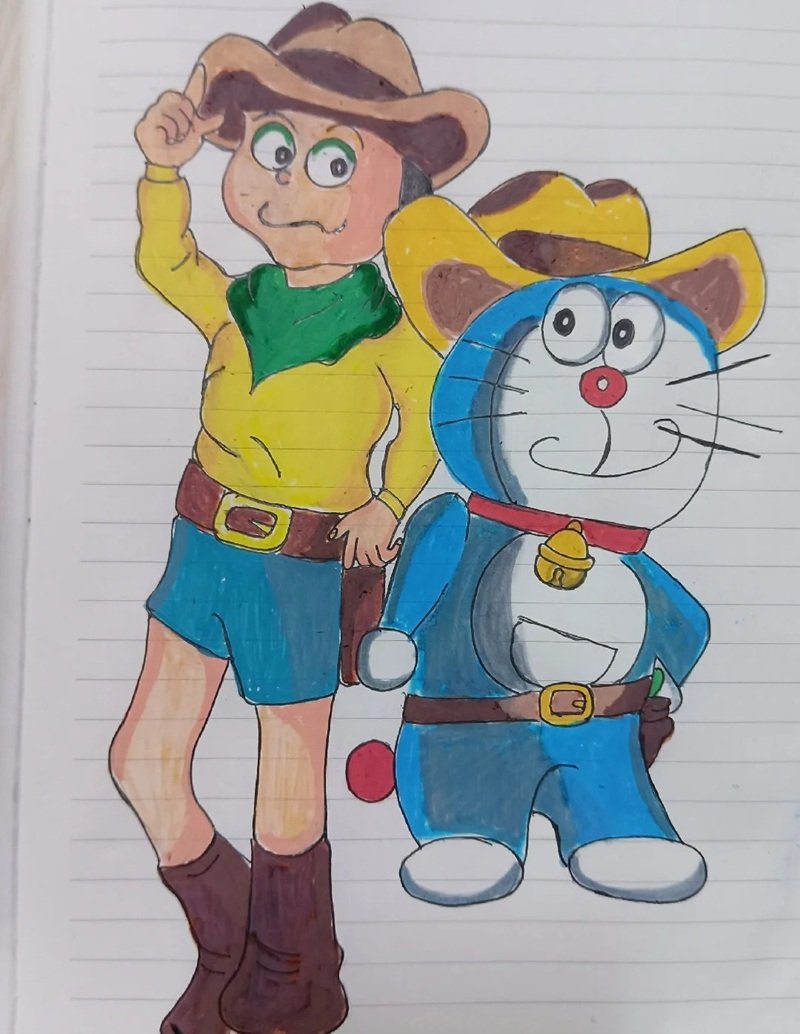 hình vẽ anime đơn giản 27