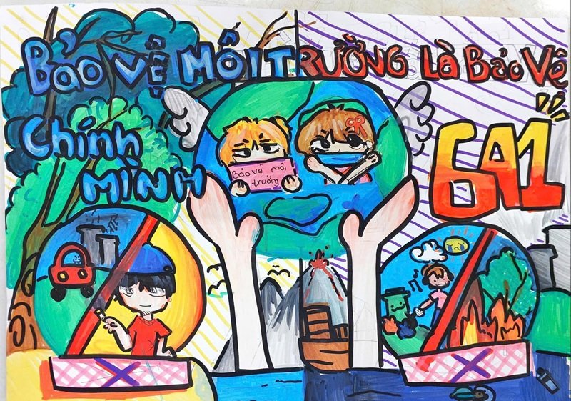 tranh bảo vệ môi trường 10