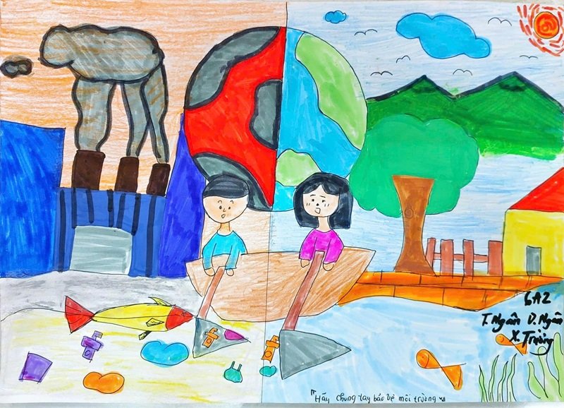 tranh bảo vệ môi trường 14