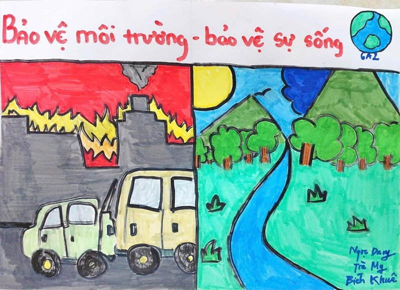 tranh bảo vệ môi trường 17