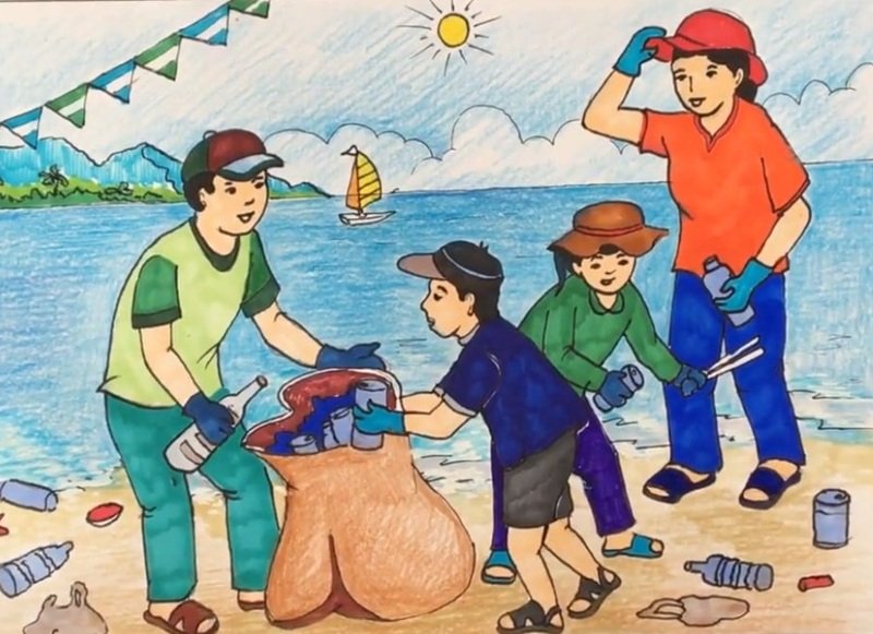 tranh bảo vệ môi trường 2