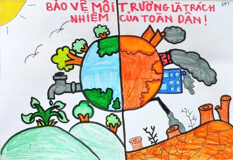 tranh bảo vệ môi trường 20
