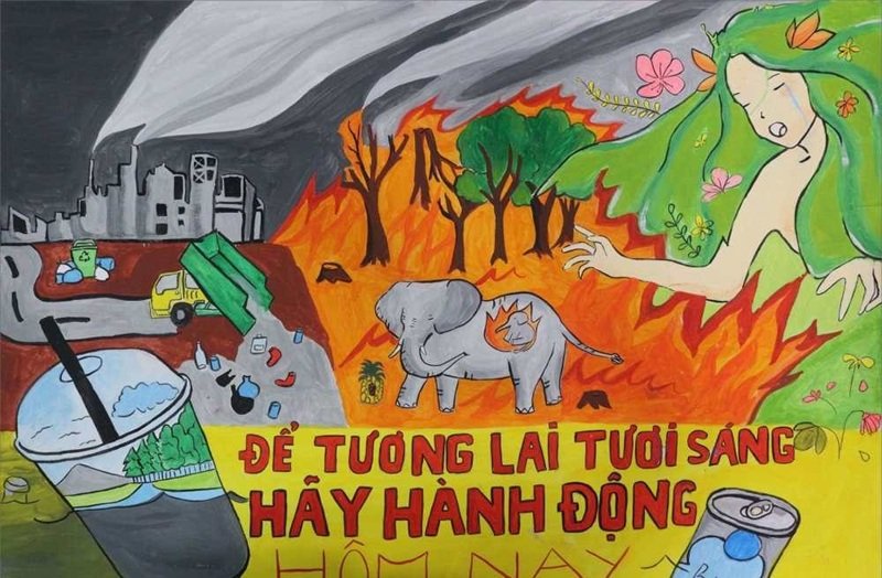 tranh bảo vệ môi trường 32