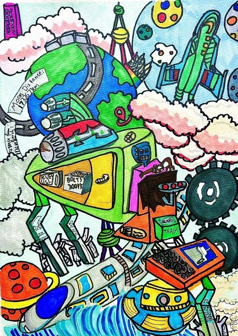 tranh chiếc ô tô mơ ước