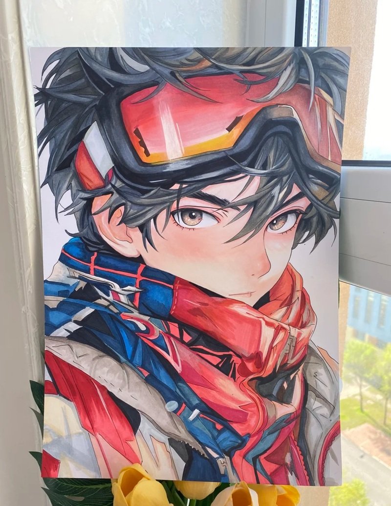 tranh vẽ anime nam 15