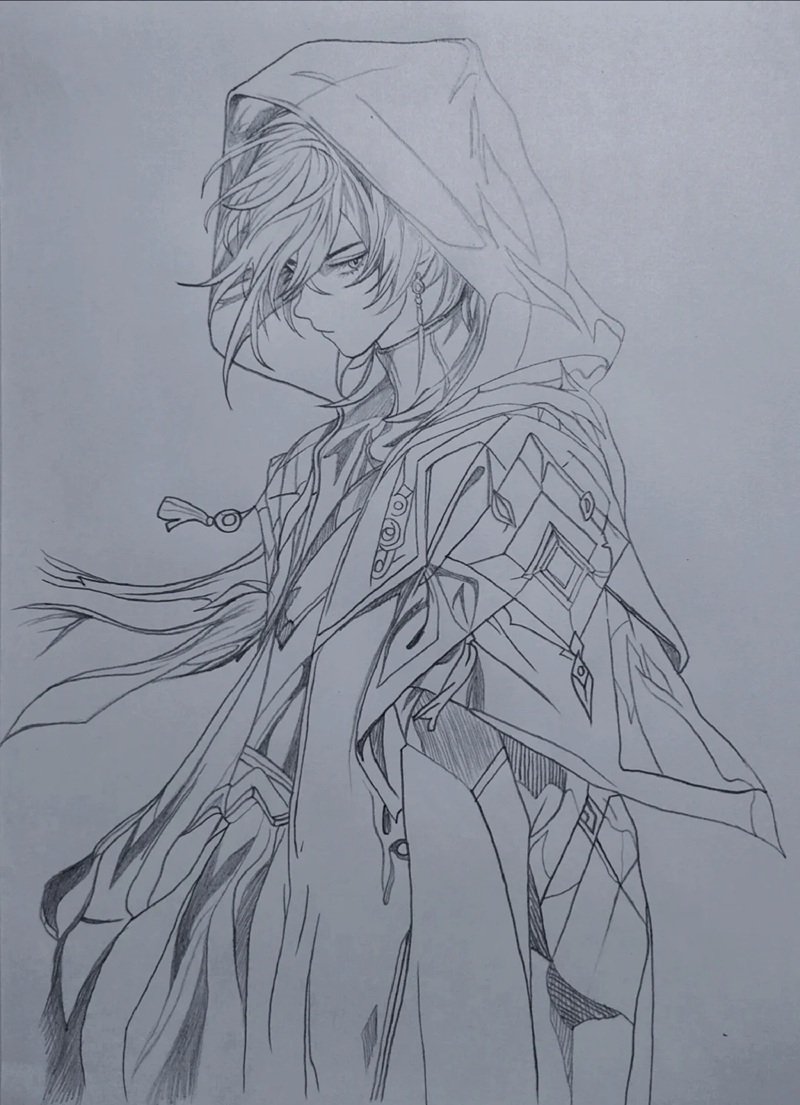 tranh vẽ anime nam 16