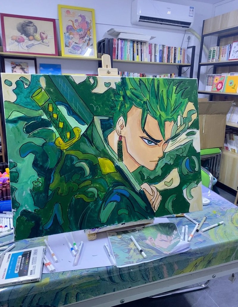 tranh vẽ anime nam 21