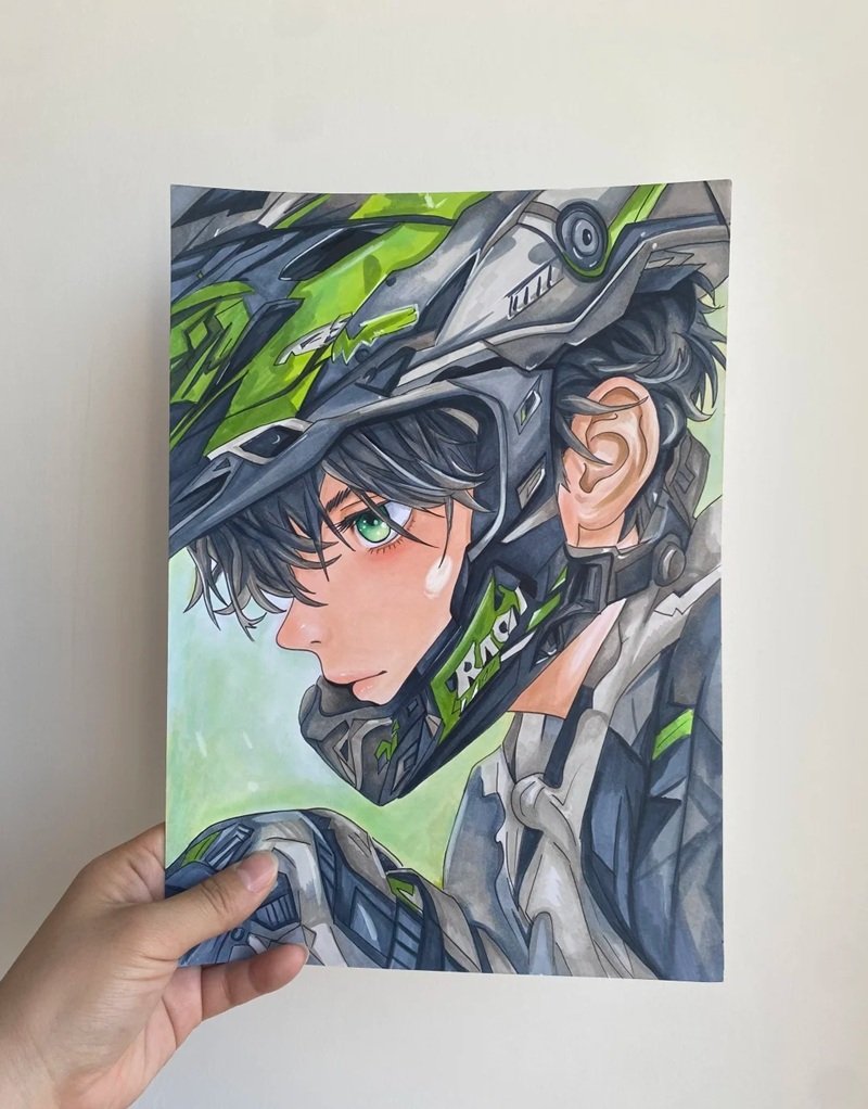 tranh vẽ anime nam 22