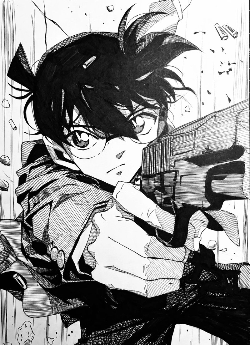 tranh vẽ anime nam 23