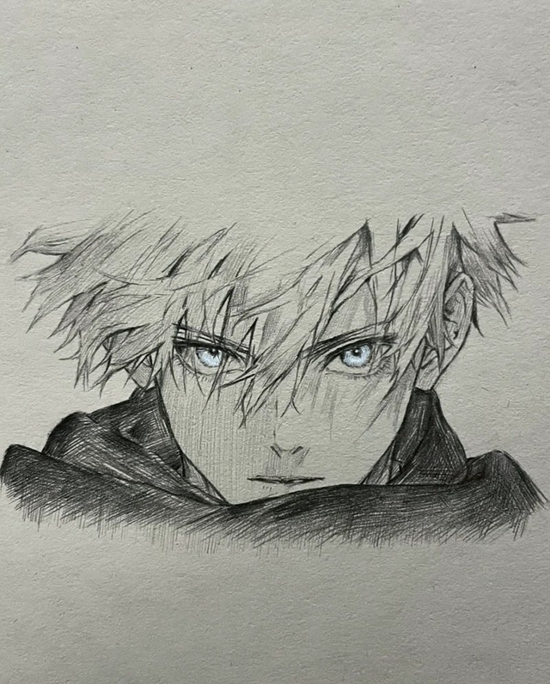 tranh vẽ anime nam 26