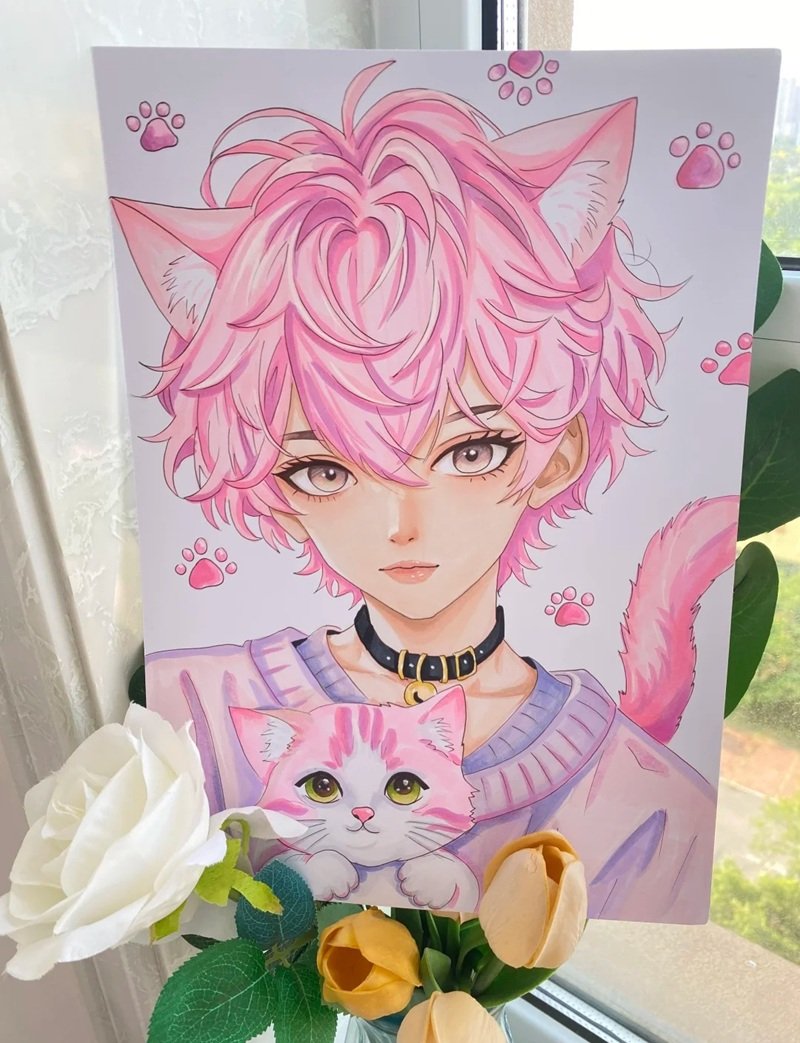 tranh vẽ anime nam 27