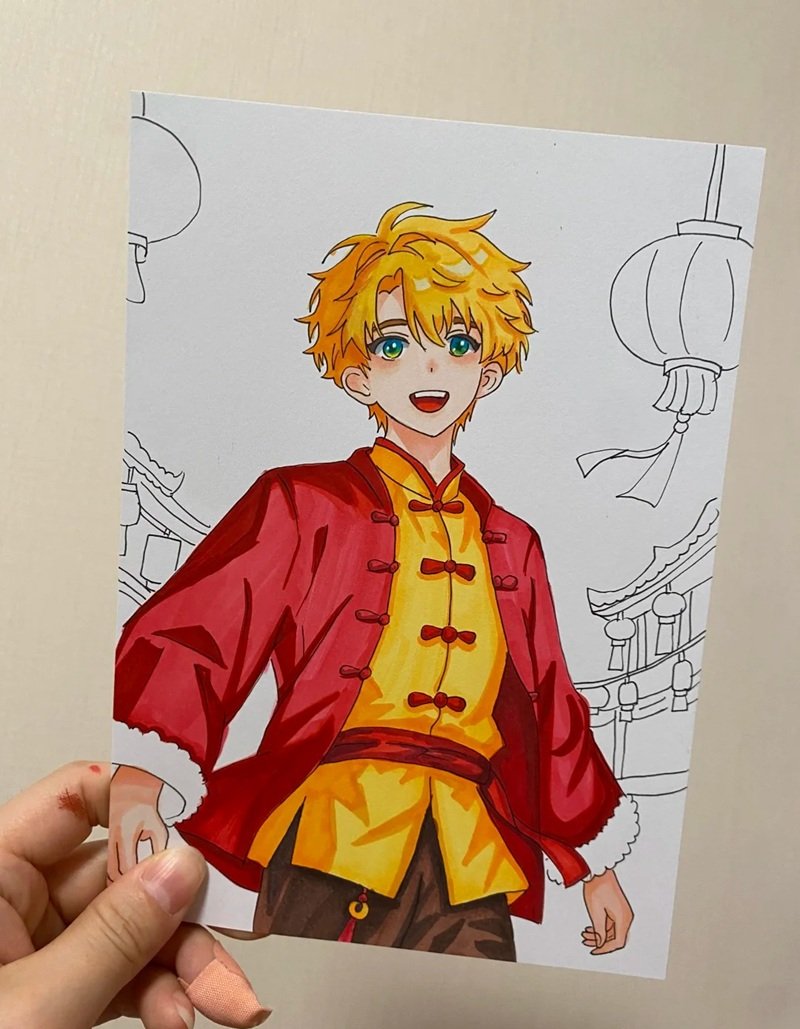 tranh vẽ anime nam 30