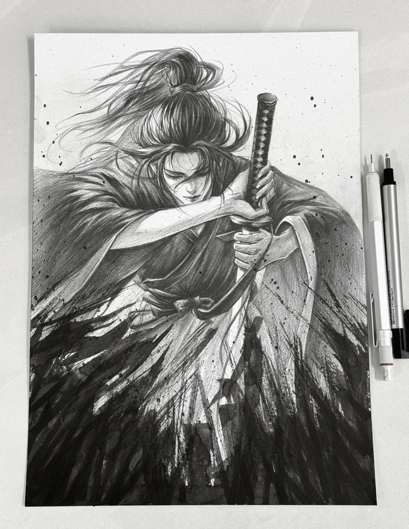 tranh vẽ anime nam 31