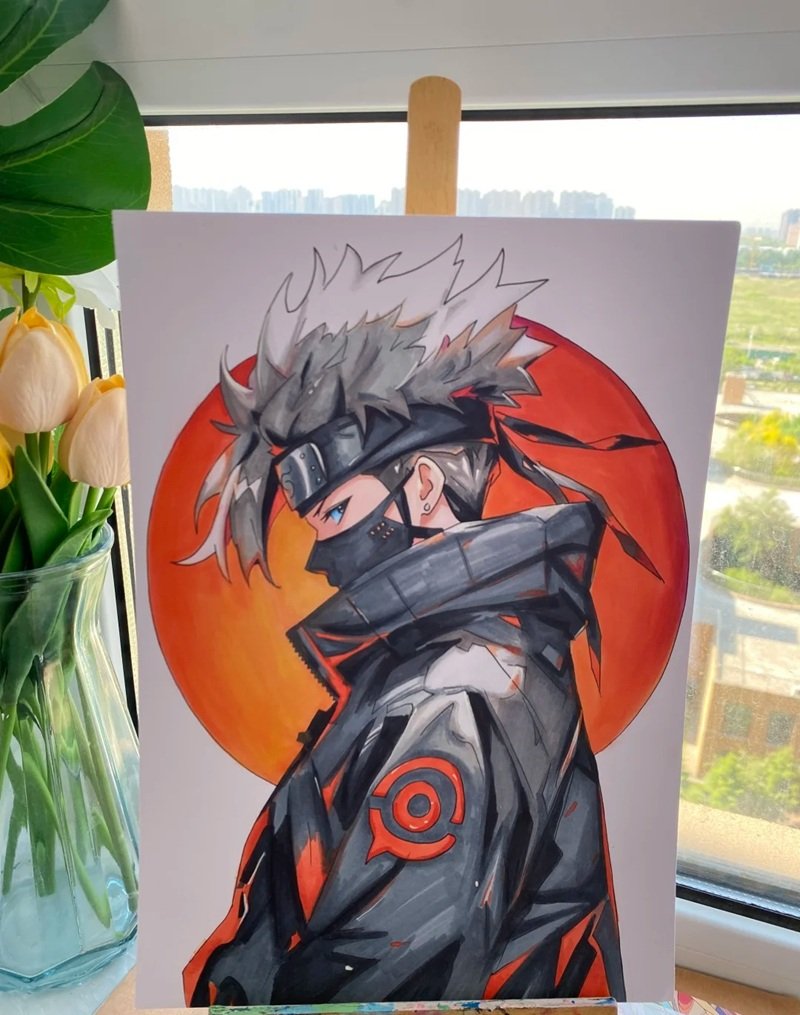 tranh vẽ anime nam 34