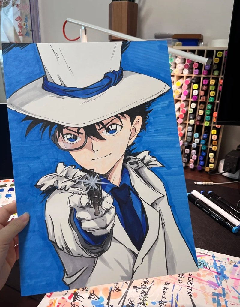 tranh vẽ anime nam 38