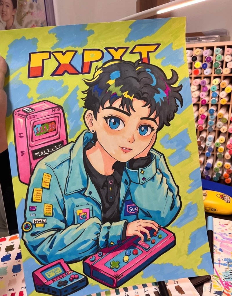 tranh vẽ anime nam 39