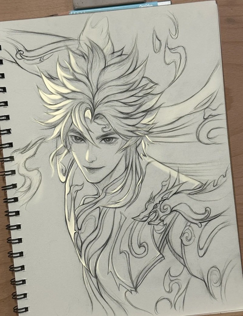 tranh vẽ anime nam 5