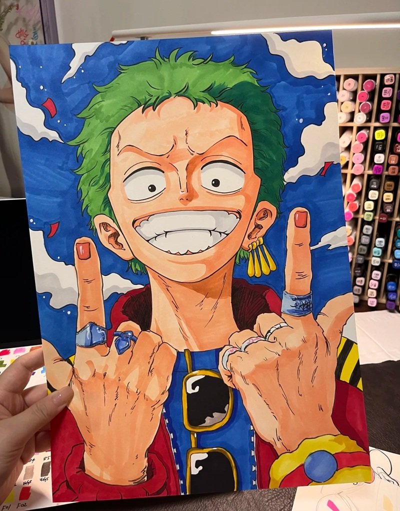 tranh vẽ anime nam 6