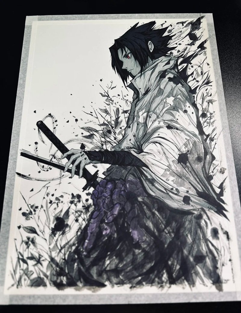 tranh vẽ anime nam 7