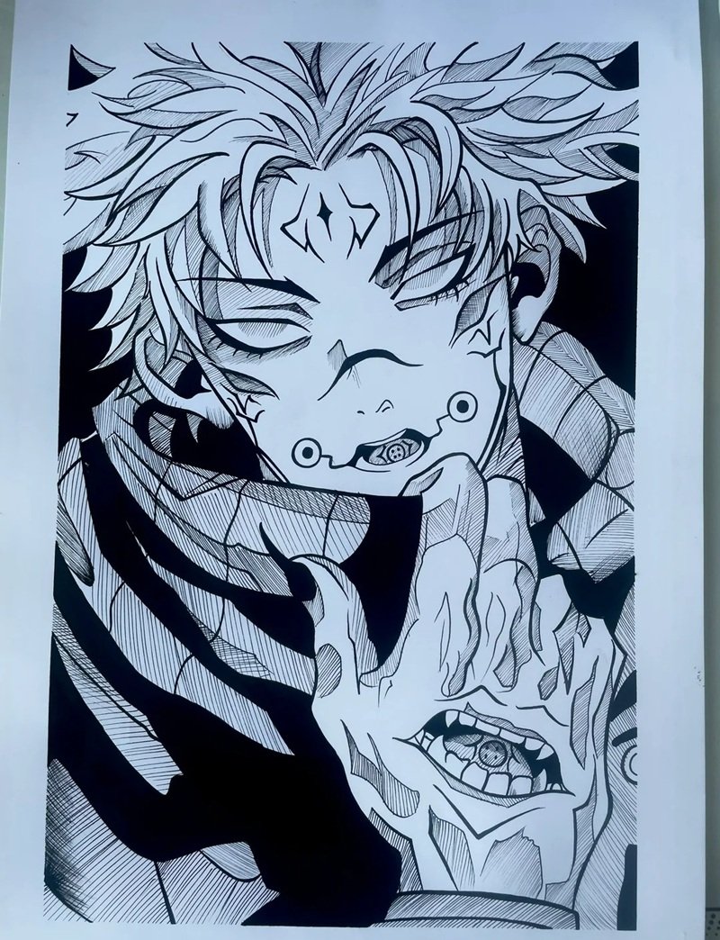 tranh vẽ anime nam 9