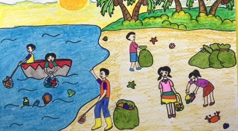 tranh vẽ bảo vệ môi trường 11