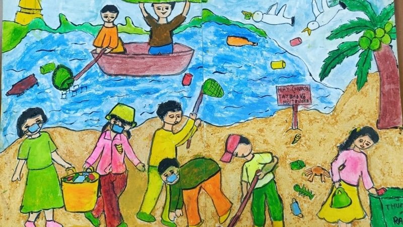 tranh vẽ bảo vệ môi trường 12