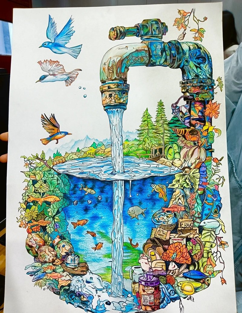 tranh vẽ bảo vệ môi trường 14