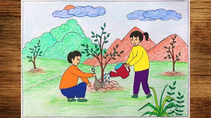 tranh vẽ bảo vệ môi trường 2