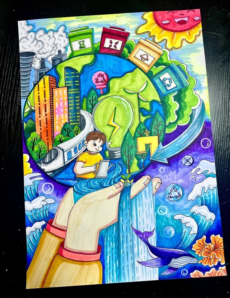 tranh vẽ bảo vệ môi trường 25