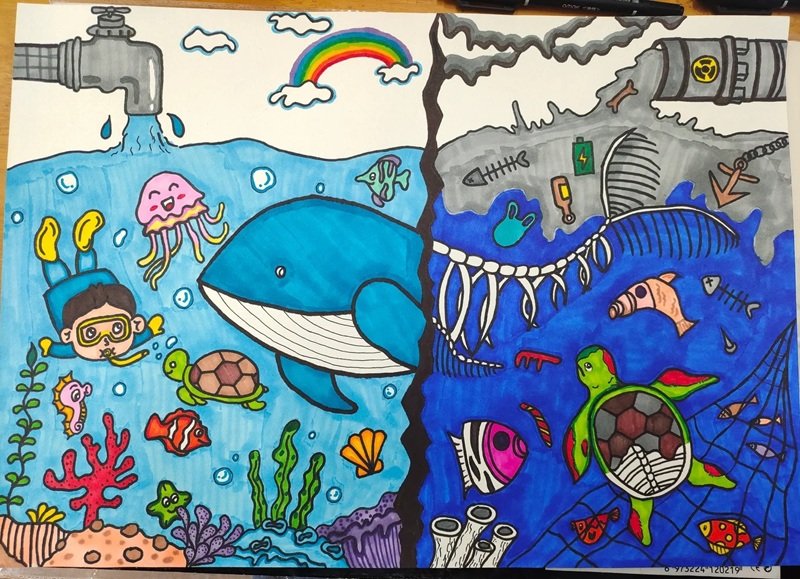 tranh vẽ bảo vệ môi trường 27