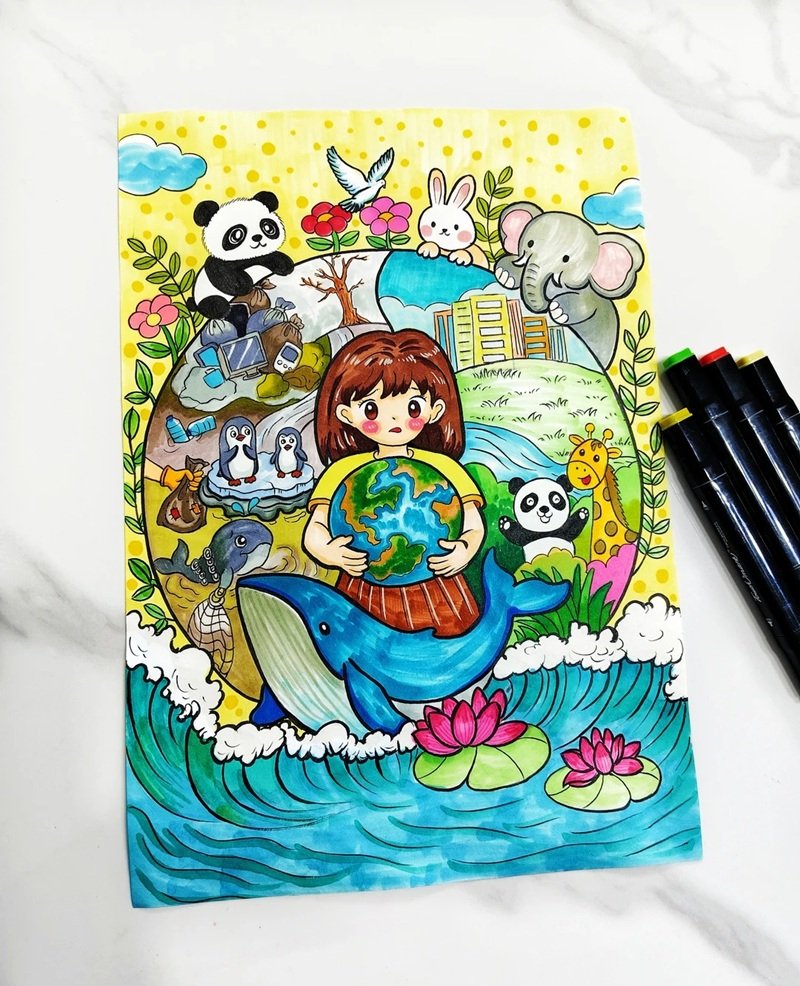 tranh vẽ bảo vệ môi trường 28