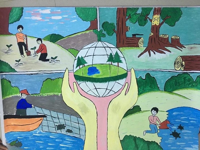 tranh vẽ bảo vệ môi trường 3