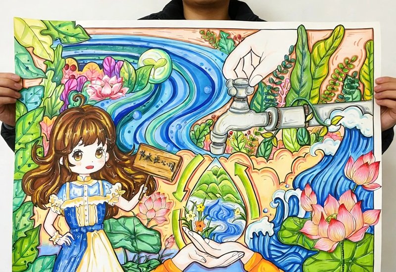 tranh vẽ bảo vệ môi trường 34