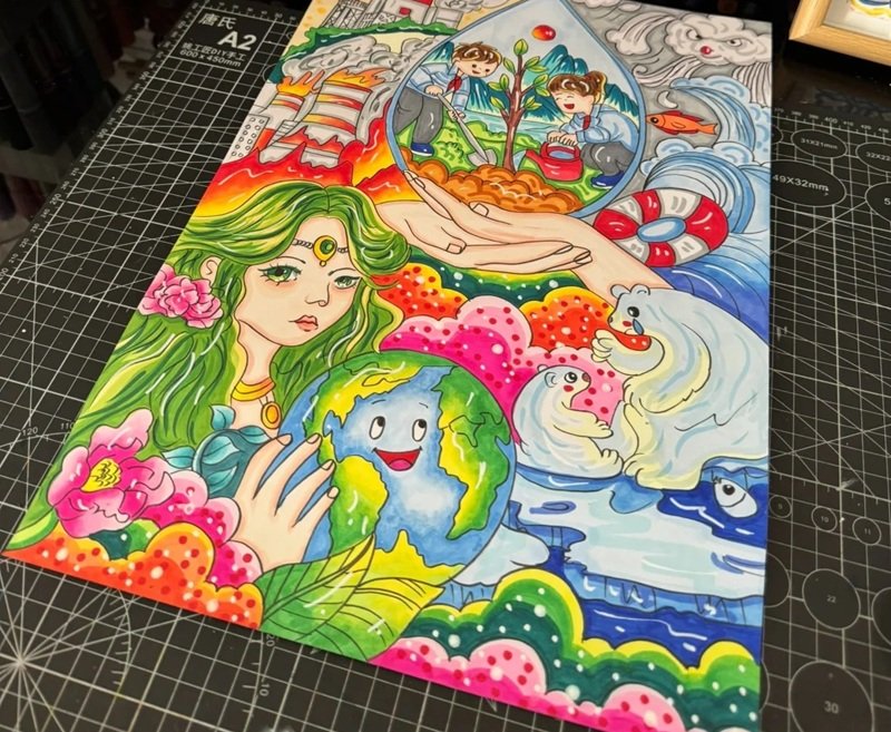 tranh vẽ bảo vệ môi trường 37