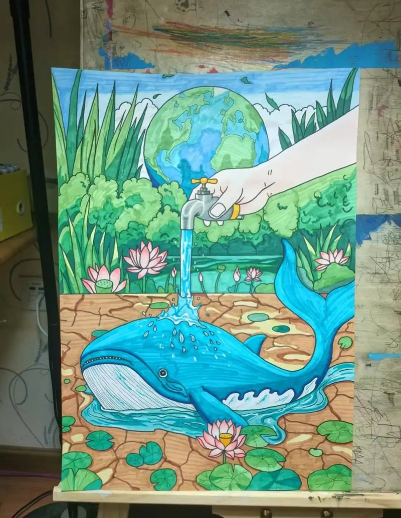 tranh vẽ bảo vệ môi trường 38