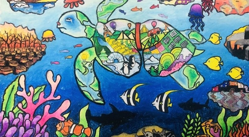 tranh vẽ bảo vệ môi trường 7