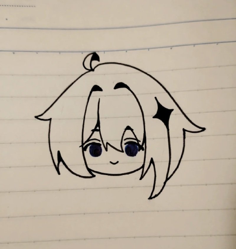 tranh vẽ chibi cute girl 2