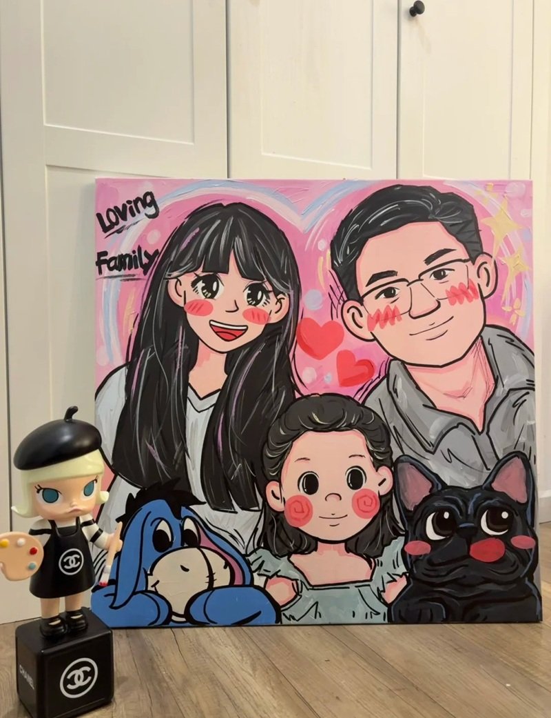 tranh vẽ gia đình 17