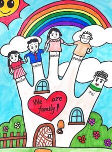 Tuyển chọn 89+ tranh vẽ gia đình đầy yêu thương