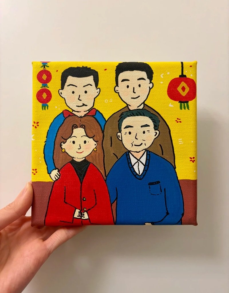 tranh vẽ gia đình 34