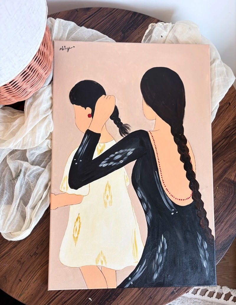 tranh vẽ gia đình 40