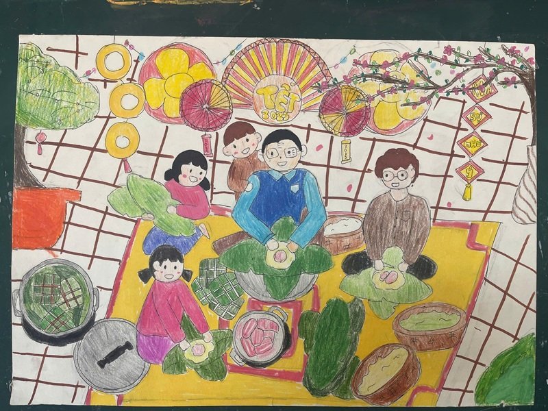 tranh vẽ ngày tết 10